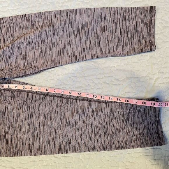 RBX Women's Gray Space Dye Leggings Size L Yoga Gym Running Activewear - Picture 4 of 7